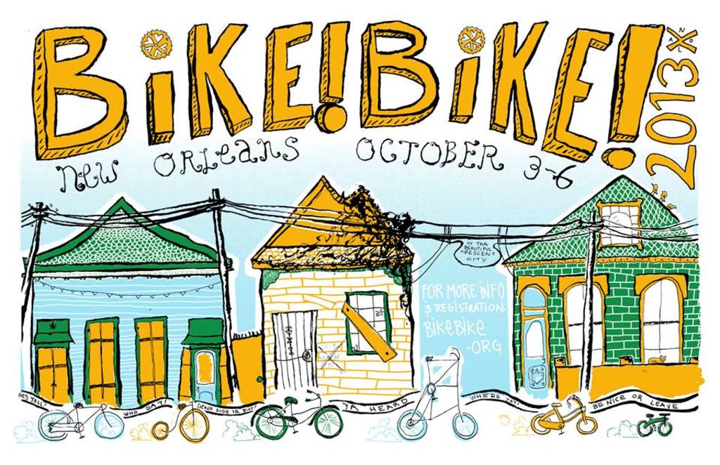 Bike!Bike! 2013 - New Orleans poster